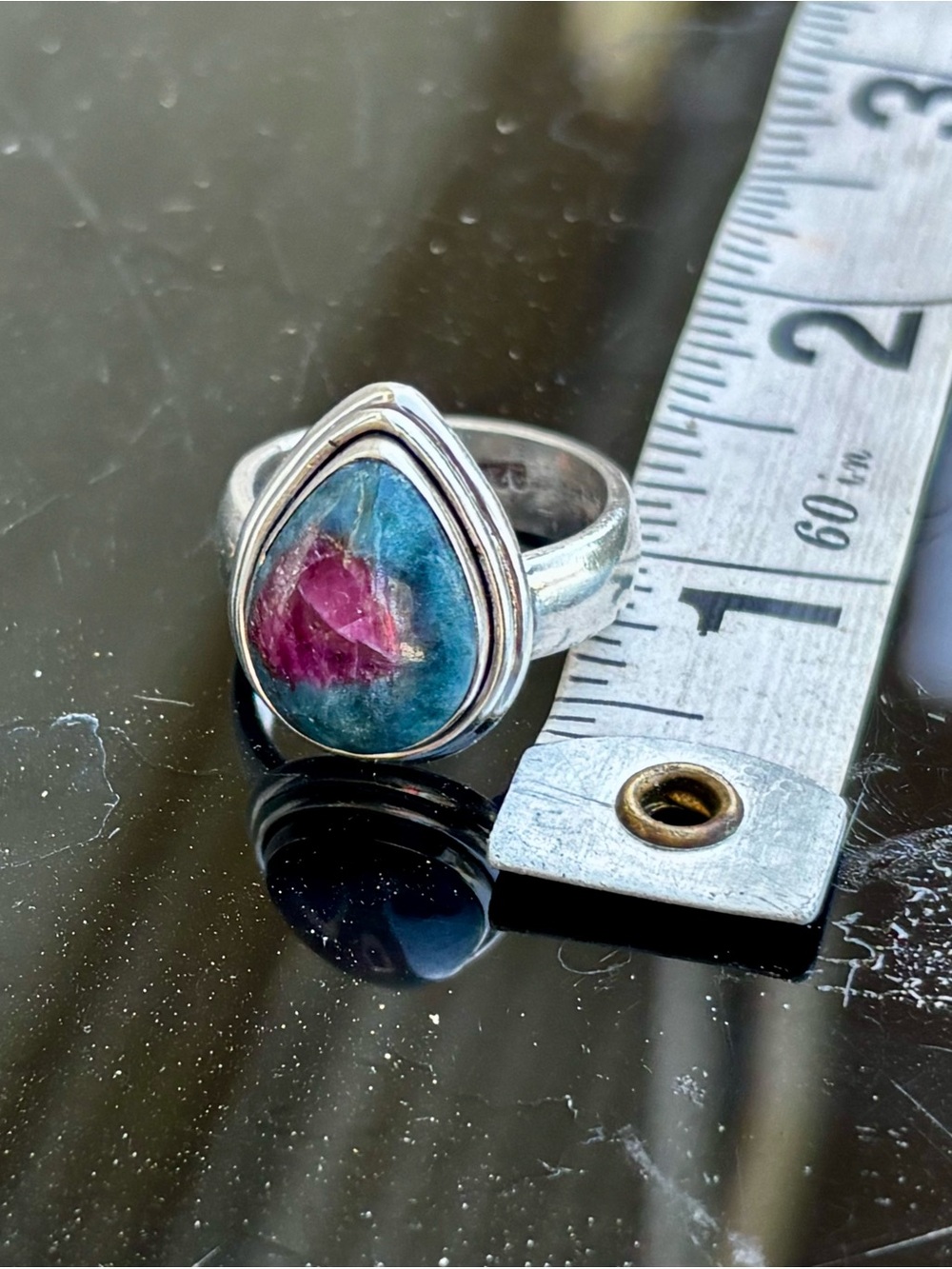 Ruby In Kyanite Ring - Picture 12 of 12